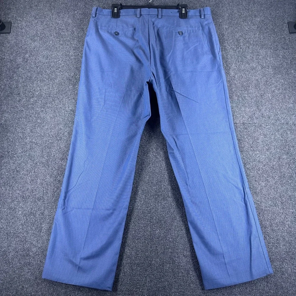 Banana Republic Dress Pants Mens 35x30 Light Blue Non-Iron Modern Slim Fit Chino